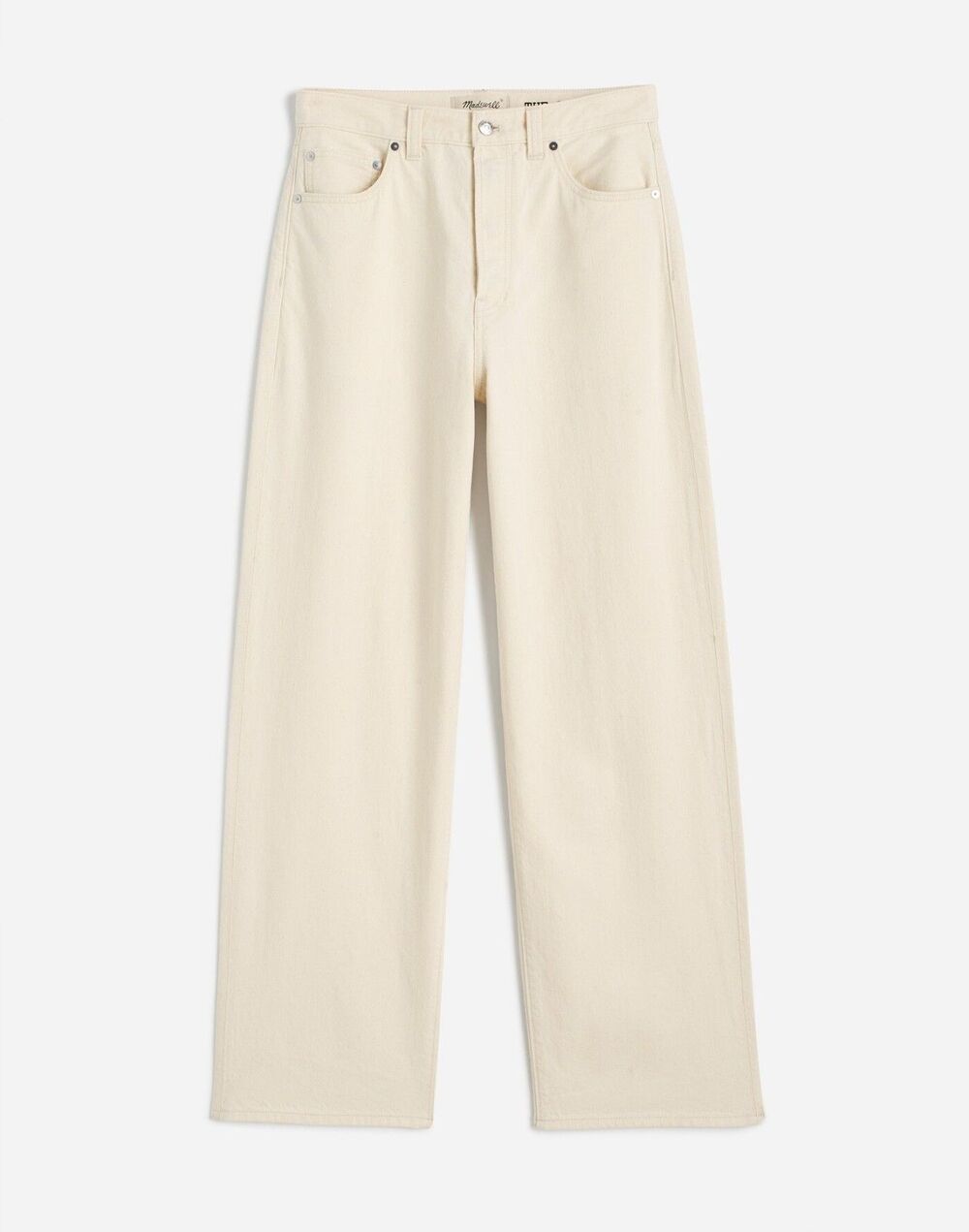 Madewell Wide Leg Jean Mens 36x32 Ecru Wash Summer Denim Relaxed NV081 NWT